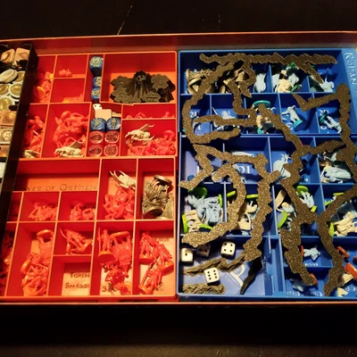 War of the Ring + bản mở rộng + phụ kiện - Thiết lập nhanh (Bản dịch tiếng Anh + không gian cho núi)