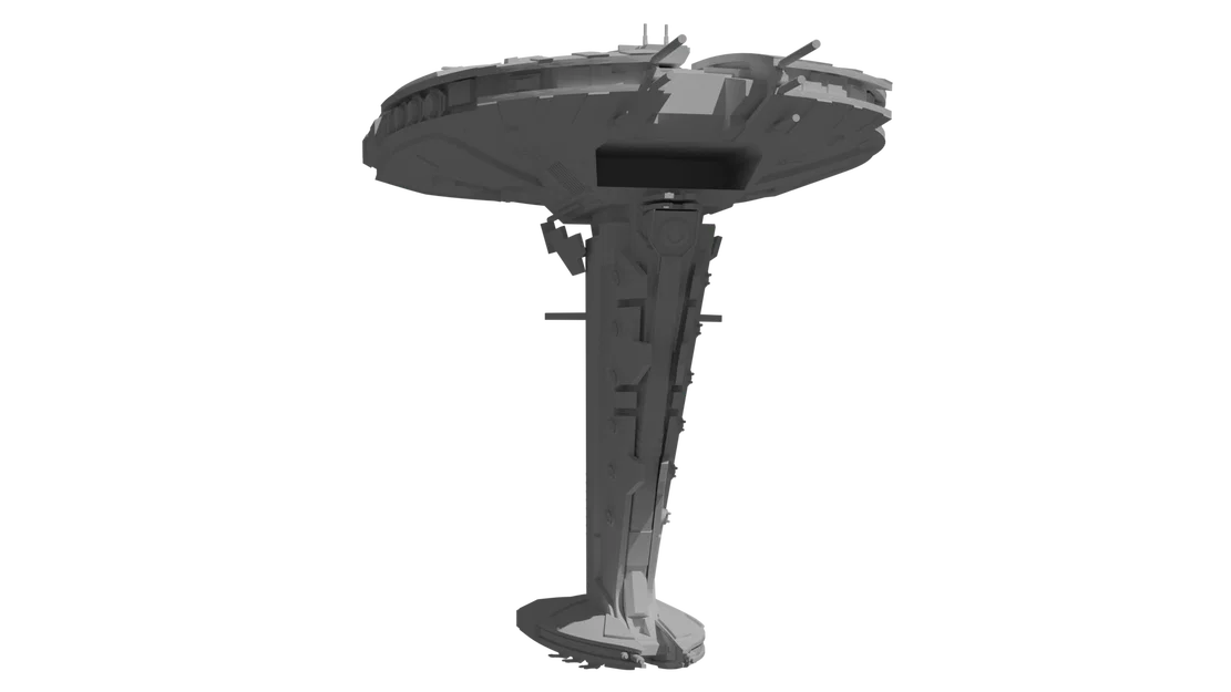 Mô hình tàu khu trục cướp biển Star Wars Pirate Frigate - Image 8