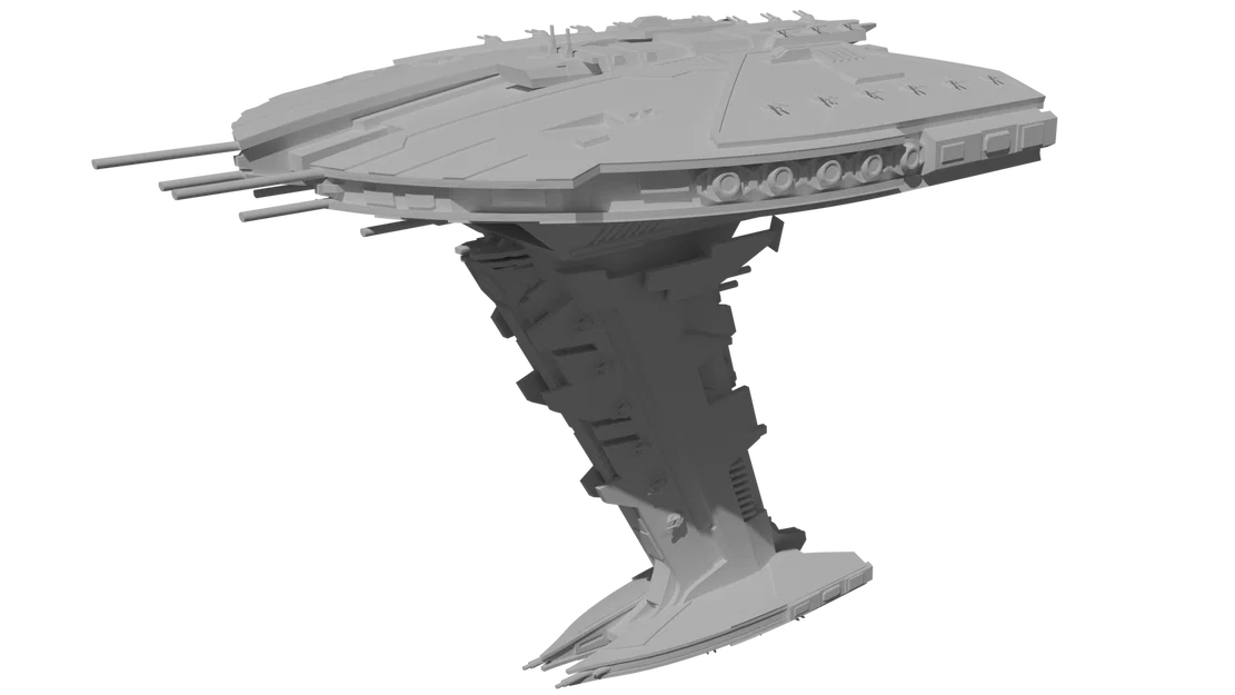 Mô hình tàu khu trục cướp biển Star Wars Pirate Frigate - Image 9