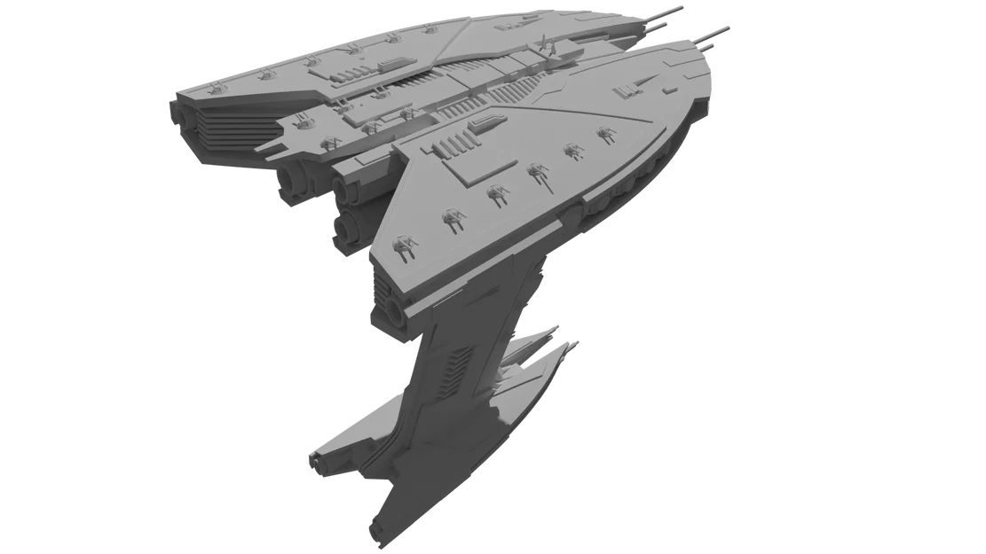 Mô hình tàu khu trục cướp biển Star Wars Pirate Frigate - Image 10