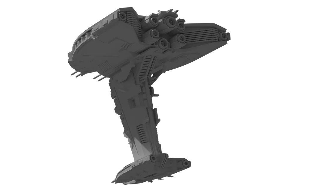 Mô hình tàu khu trục cướp biển Star Wars Pirate Frigate - Image 11