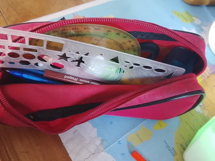 Stencil - Thước vẽ bản đồ (Normographe) - Image 3