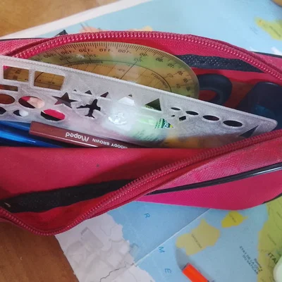 Stencil - Thước vẽ bản đồ (Normographe)