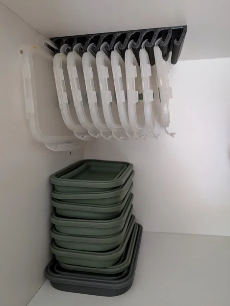 Giá treo/đỡ nắp nhựa đa năng (IKEA 365+, Lidl, không thương hiệu, v.v.) - Image 1