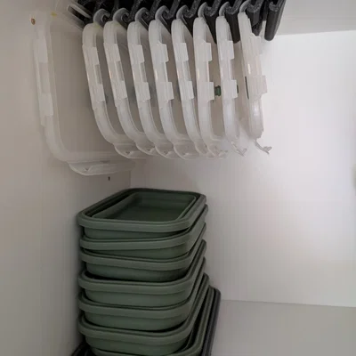 Giá treo/đỡ nắp nhựa đa năng (IKEA 365+, Lidl, không thương hiệu, v.v.)