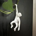 Chú Khỉ Low Poly Treo Móc Cực Dễ Thương - Thumbnail 4