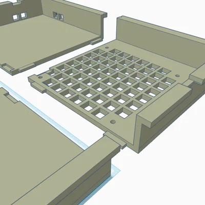 Nâng cấp đế quạt 120mm cho K1SE kèm chân đế tùy chỉnh