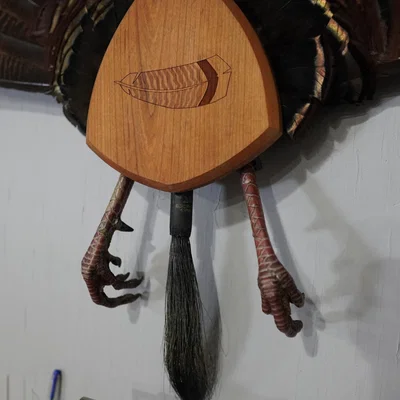 Giá đỡ chân gà tây 3D chuyên dụng cho bộ trưng bày Turkey Fan