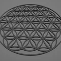 Mô hình trang trí Hoa Sự Sống (Flower of Life) in 3D - Thumbnail 2