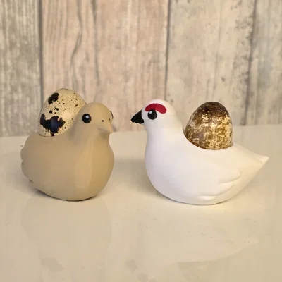 Khay đựng trứng cút 3D hình chú chim xinh xắn dễ thương