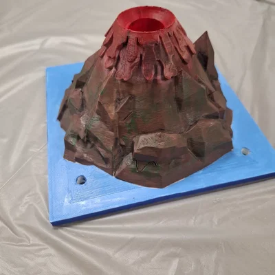 Mô hình núi lửa phun trào (Volcano done)