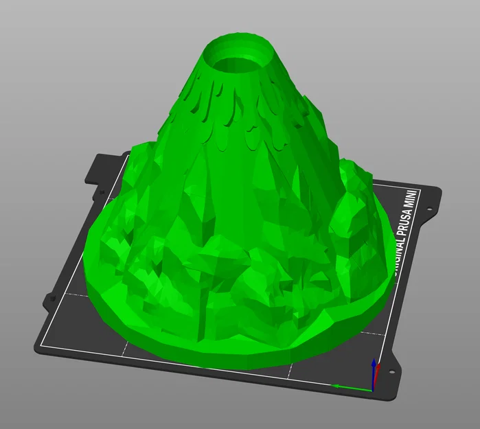 Mô hình núi lửa Vulcano - Thiết kế tinh gọn cho máy in 3D - Image 2