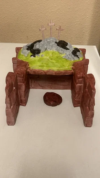 Mô hình 3D chủ đề Chúa phục sinh (Jesus is Risen) cho mùa lễ - Image 1