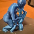 Mô hình trang trí nhân vật nữ leo dây nghệ thuật (3D Print) - Thumbnail 5