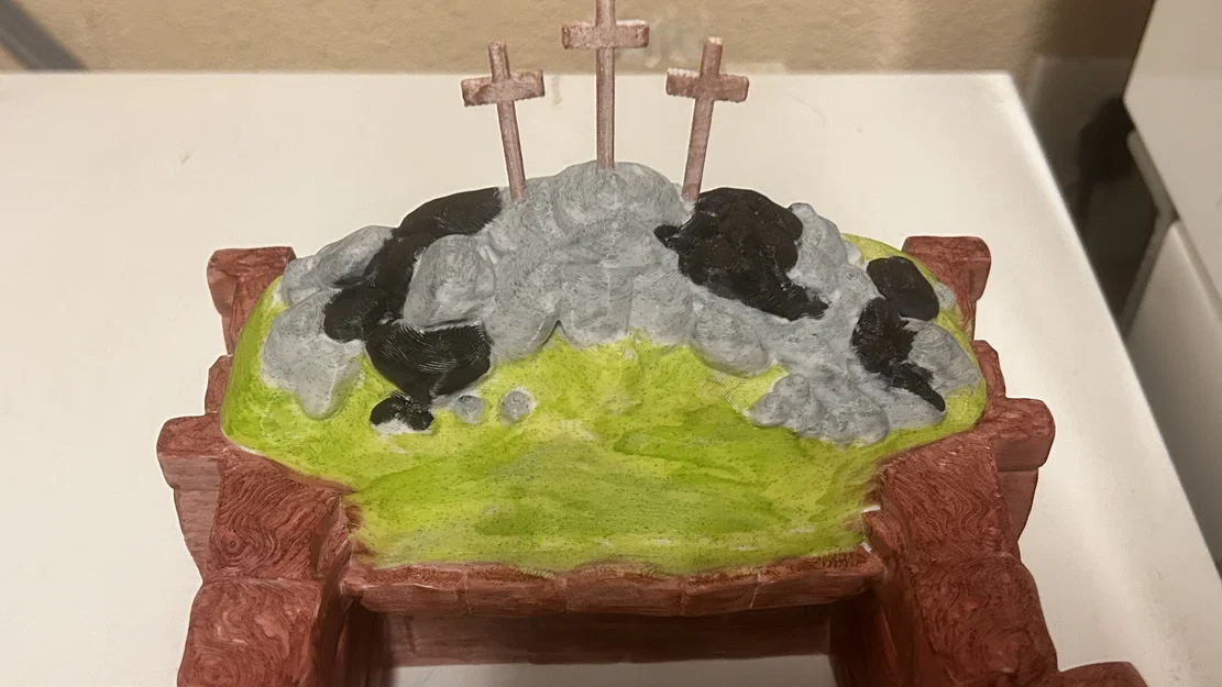 Mô hình 3D chủ đề Chúa phục sinh (Jesus is Risen) cho mùa lễ - Image 2