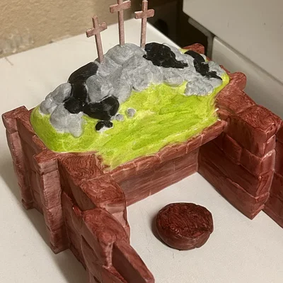 Mô hình 3D chủ đề Chúa phục sinh (Jesus is Risen) cho mùa lễ