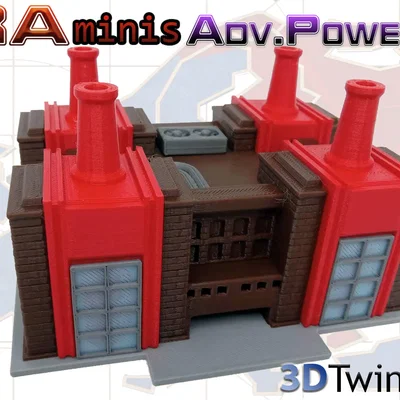 Mô hình Nhà máy điện (Power Plant Building) - Cảm hứng Red Alert