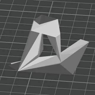Mô hình tàu Benchy phong cách Low Poly độc đáo cho in 3D