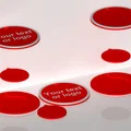 Móc khóa hai mặt tùy chỉnh logo hoặc văn bản - Thiết kế đơn giản - Thumbnail 3