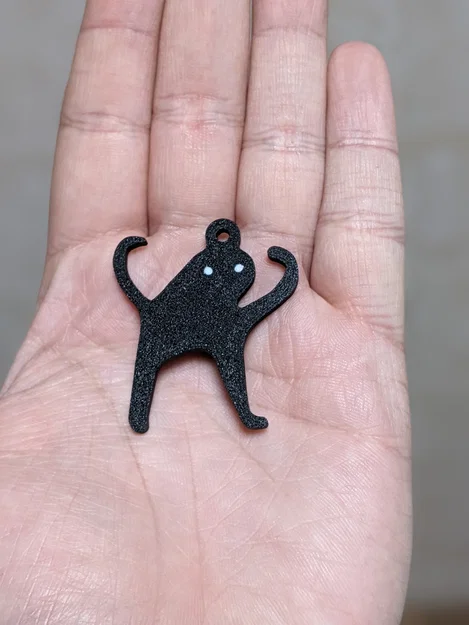 Móc khóa mèo "Cursed cat" (Meme Angry as fuk) - Image 2