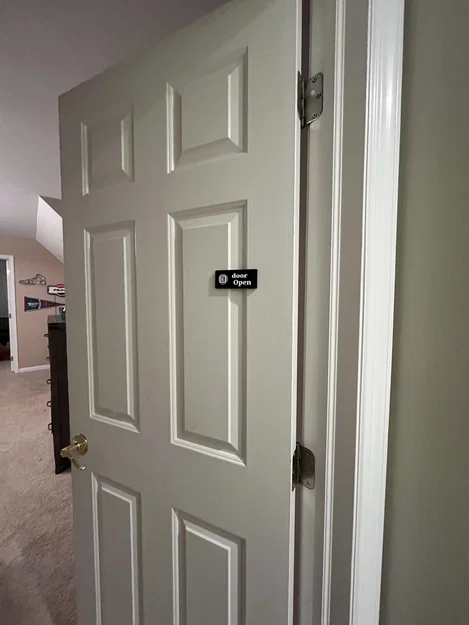 Biển báo trang trí cửa "E to Open" phong cách Roblox 3D - Image 4