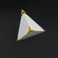 Mô hình hình học Tetrahedron (Khối tứ diện) cho máy in 3D - Thumbnail 1