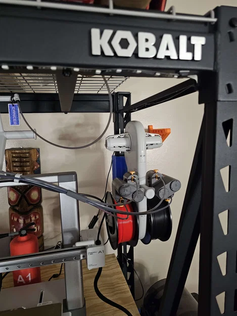 Giá gắn lên rail kệ Kobalt cho AMS Lite (AMS Lite Kobalt Rack Rail Mount) - Image 7