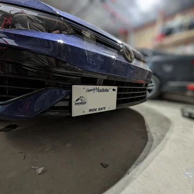 Giá đỡ bảng số trước cho VW Volkswagen Golf R GTI MK8