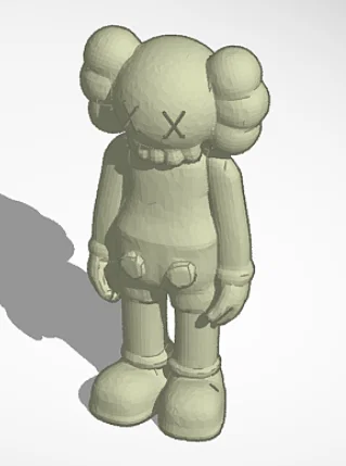 Mô hình Kaws 3D nghệ thuật - File STL độc đáo cho người sưu tầm - Image 1