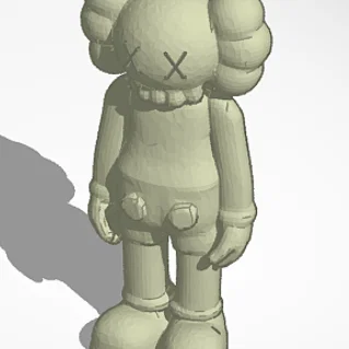 Mô hình Kaws 3D nghệ thuật - File STL độc đáo cho người sưu tầm