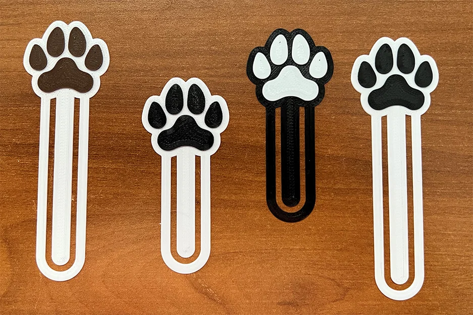 Dụng cụ đánh dấu trang hình chân chó (Dog Paw Bookmark) - Image 1