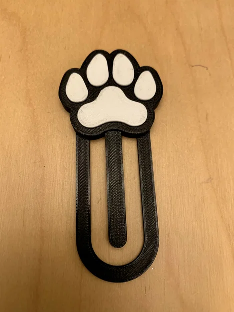 Đánh dấu trang hình chân chó (Dog Paw Bookmark) - Image 1