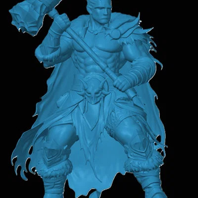 Mô hình Goliath Barbarian cho game nhập vai