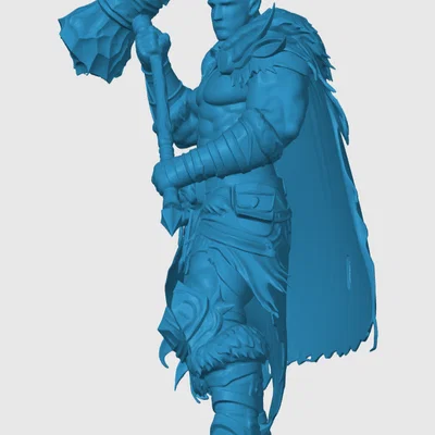 Mô hình Goliath Barbarian cho game nhập vai