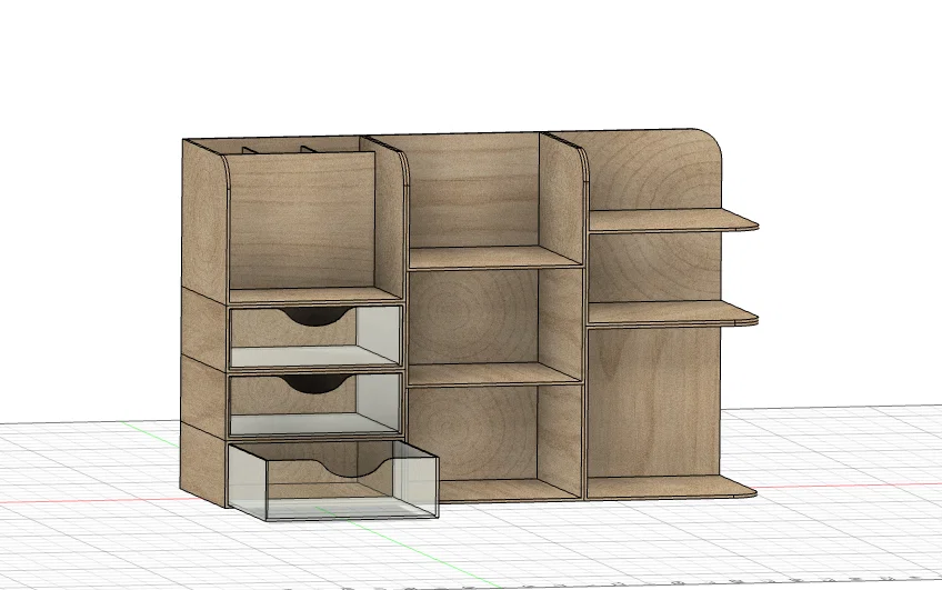 Bộ kệ để đồ đa năng ORGANIZER GT556 tiện lợi cho góc làm việc - Image 1