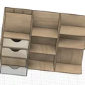 Bộ kệ để đồ đa năng ORGANIZER GT556 tiện lợi cho góc làm việc - Thumbnail 2