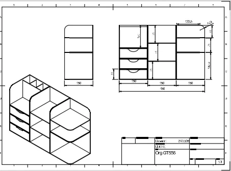 Bộ kệ để đồ đa năng ORGANIZER GT556 tiện lợi cho góc làm việc - Image 4