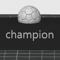 Mô hình cúp bóng đá Champion nhỏ gọn - Tự in 3D quà tặng ý nghĩa - Thumbnail 1