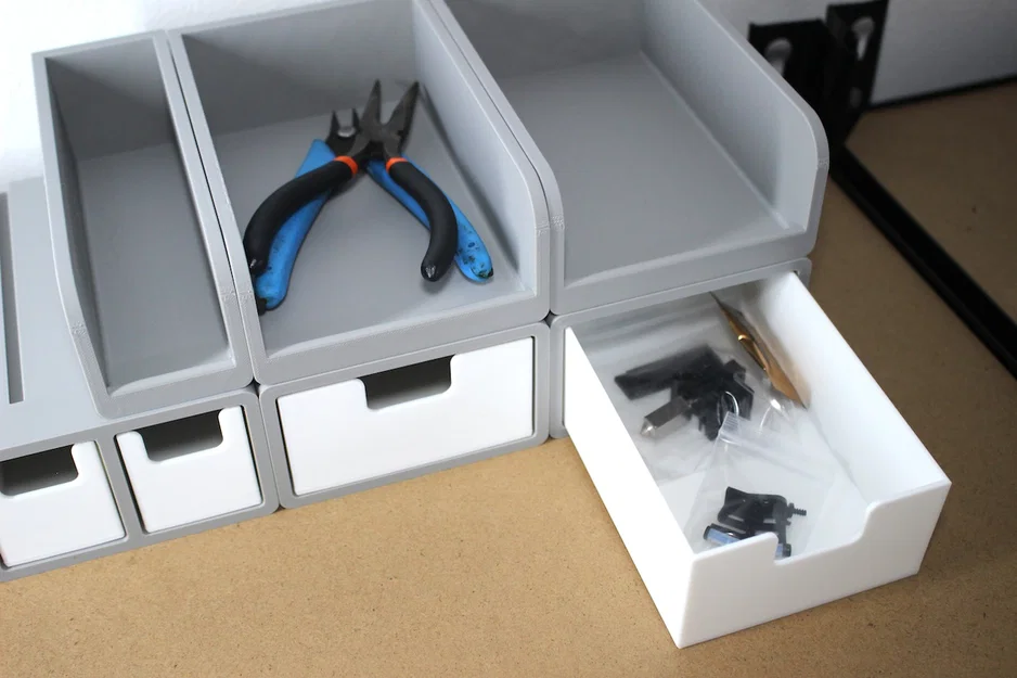 Hệ thống lưu trữ mô-đun / Khay sắp xếp bàn làm việc - Image 3