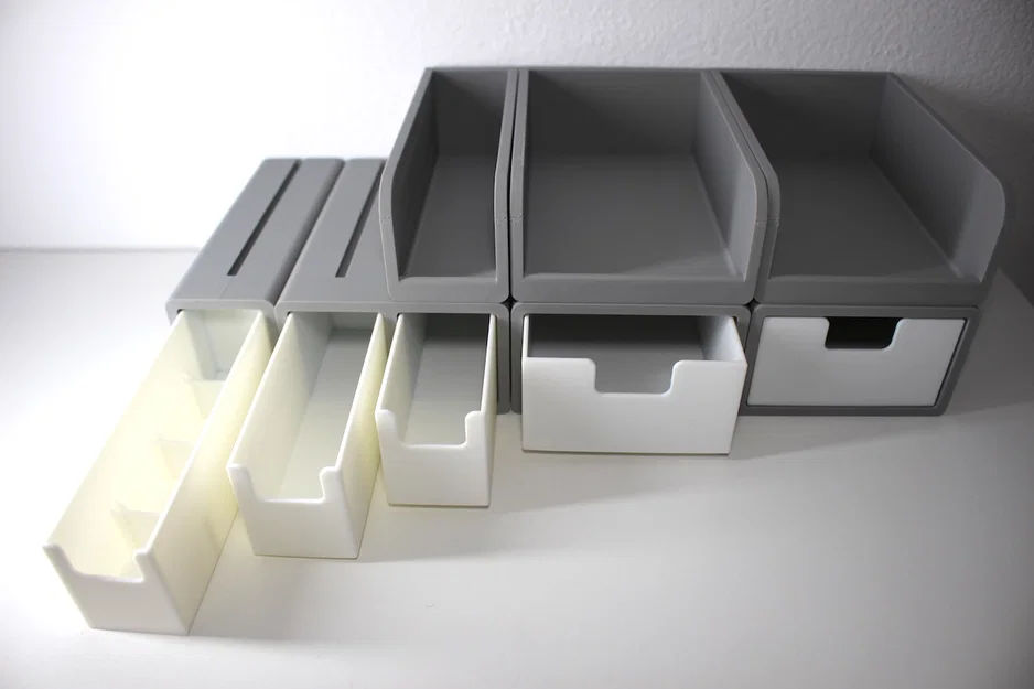 Hệ thống lưu trữ mô-đun / Khay sắp xếp bàn làm việc - Image 5