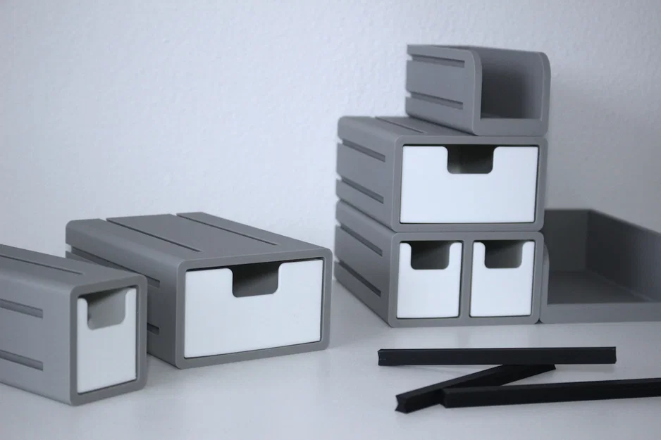 Hệ thống lưu trữ mô-đun / Khay sắp xếp bàn làm việc - Image 8