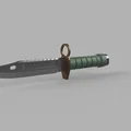 Mô hình 3D Dao chiến đấu của Leon Kennedy (Resident Evil) - Thumbnail 2