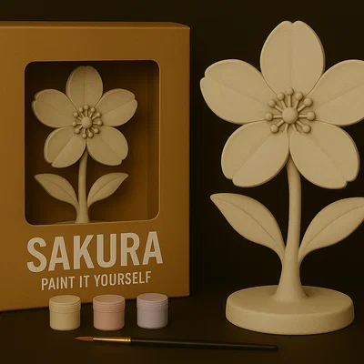 Sakura – Mô hình tự tô màu