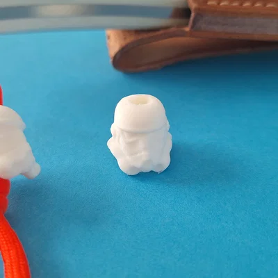 Mẫu bead Stormtrooper in 3D cho dây 550 Paracord cực chất