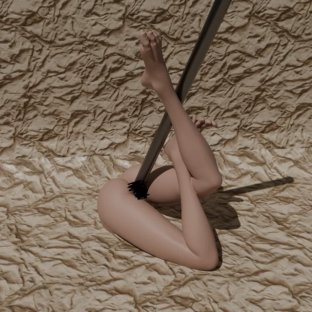 Mô hình giá đỡ bút nghệ thuật độc đáo (NSFW Penholder) - Image 1