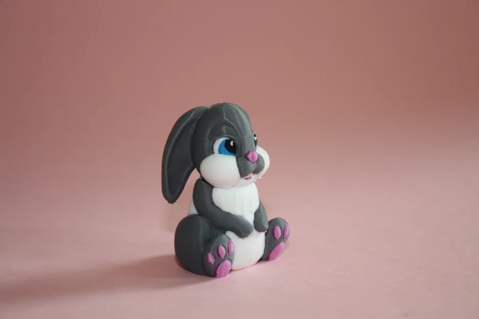 Chú thỏ Phục sinh dễ thương (bản đơn sắc và MMU) - Image 1