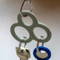 Móc khóa Carabiner đôi (Double Carabiner) - Thumbnail 2