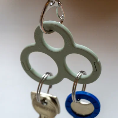 Móc khóa Carabiner đôi (Double Carabiner)