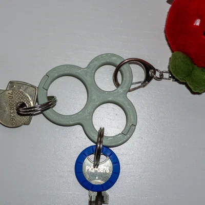 Móc khóa Carabiner đôi (Double Carabiner)