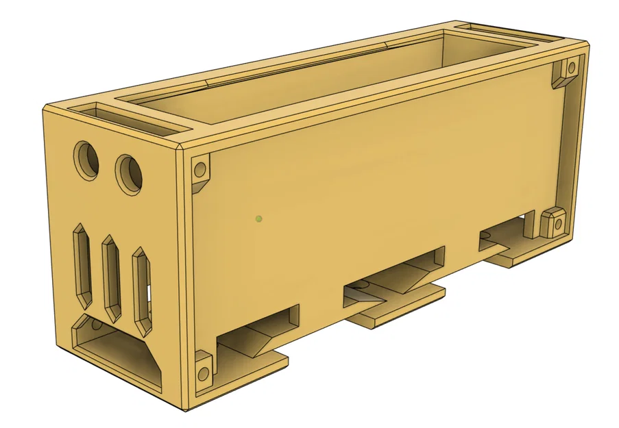 Giá gắn DIN rail 2x module relay 8 kênh + PTFIX terminal block I2C - Image 11